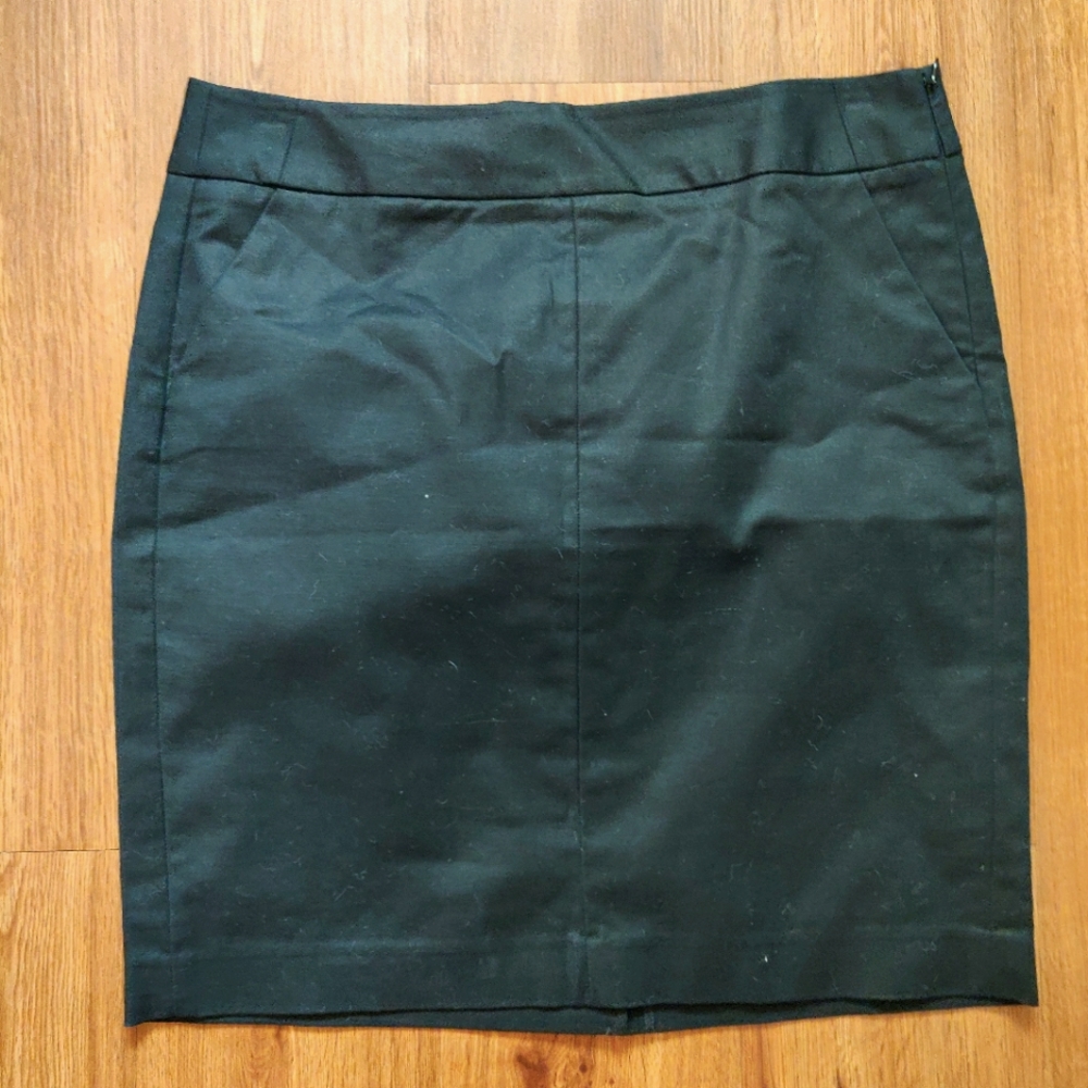 New! Banana Republic cotton stretch pencil skirt with pockets 14